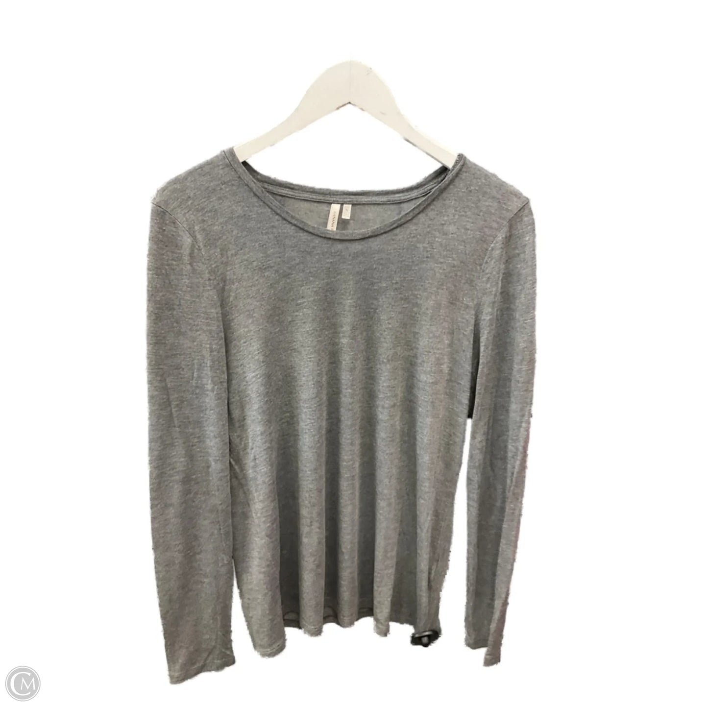 Top Long Sleeve Basic By Banana Republic In Grey, Size: S