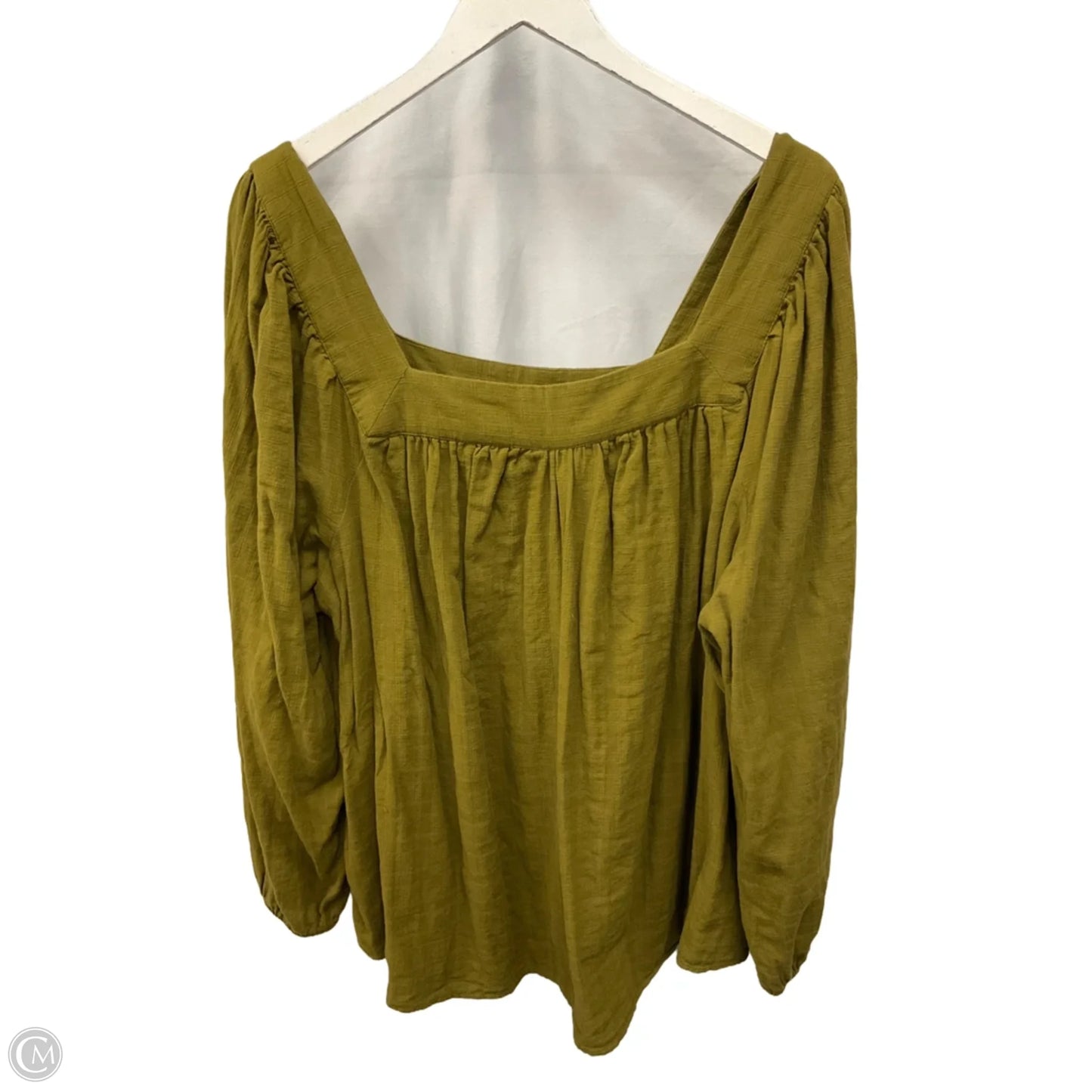 Top Long Sleeve By Sonoma In Green, Size: 3x