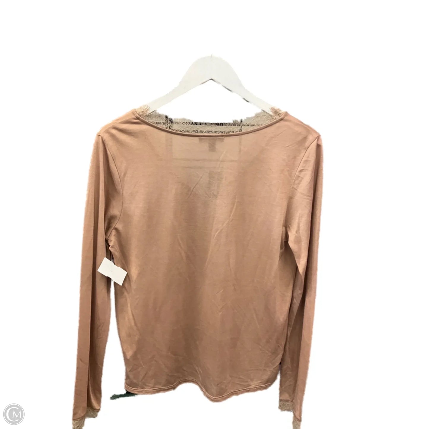 Top Long Sleeve By Express In Brown, Size: S
