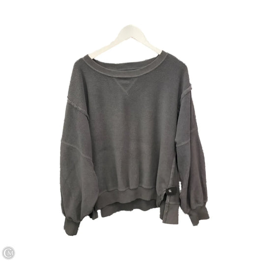 Sweatshirt Crewneck By American Eagle In Grey, Size: M