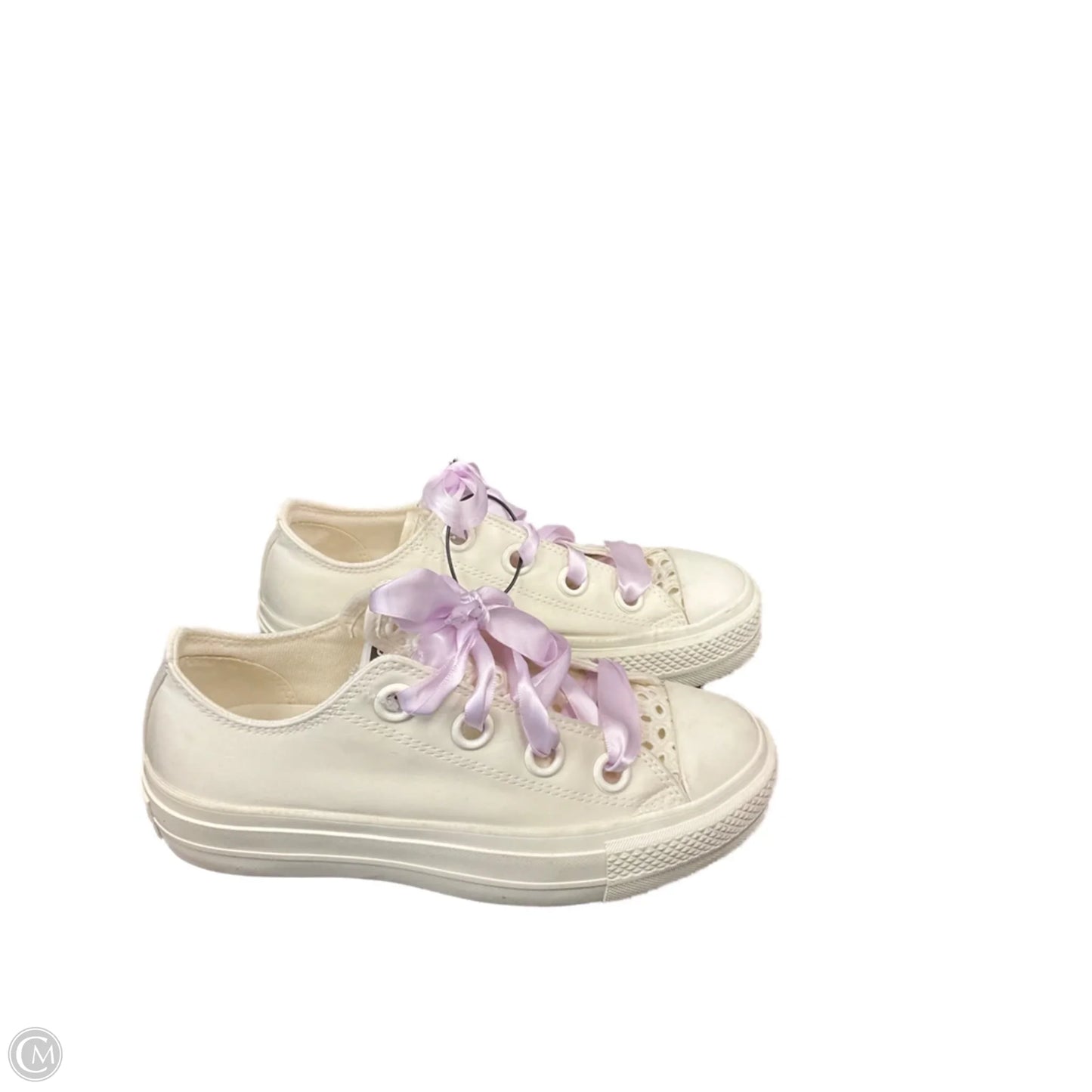 Shoes Sneakers By Converse In Ivory, Size: 7