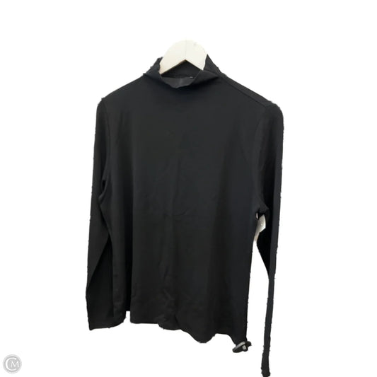 Top Long Sleeve By Ann Taylor In Black, Size: L