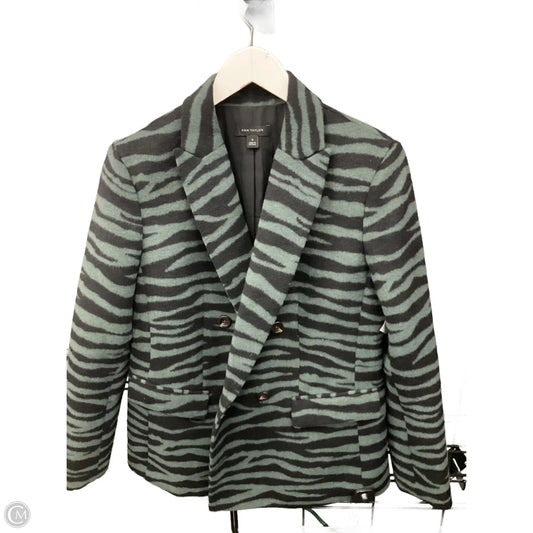 Jacket Other By Ann Taylor In Black & Green, Size: M