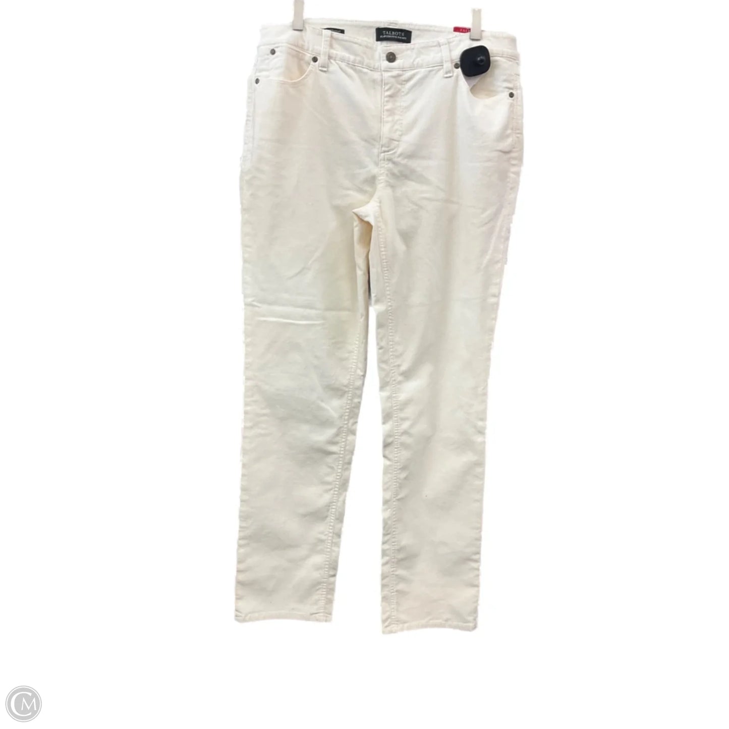 Pants Corduroy By Talbots In Cream, Size: 10