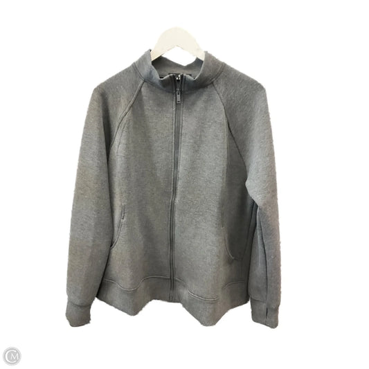 Sweatshirt Collar By Clothes Mentor In Grey, Size: 2x