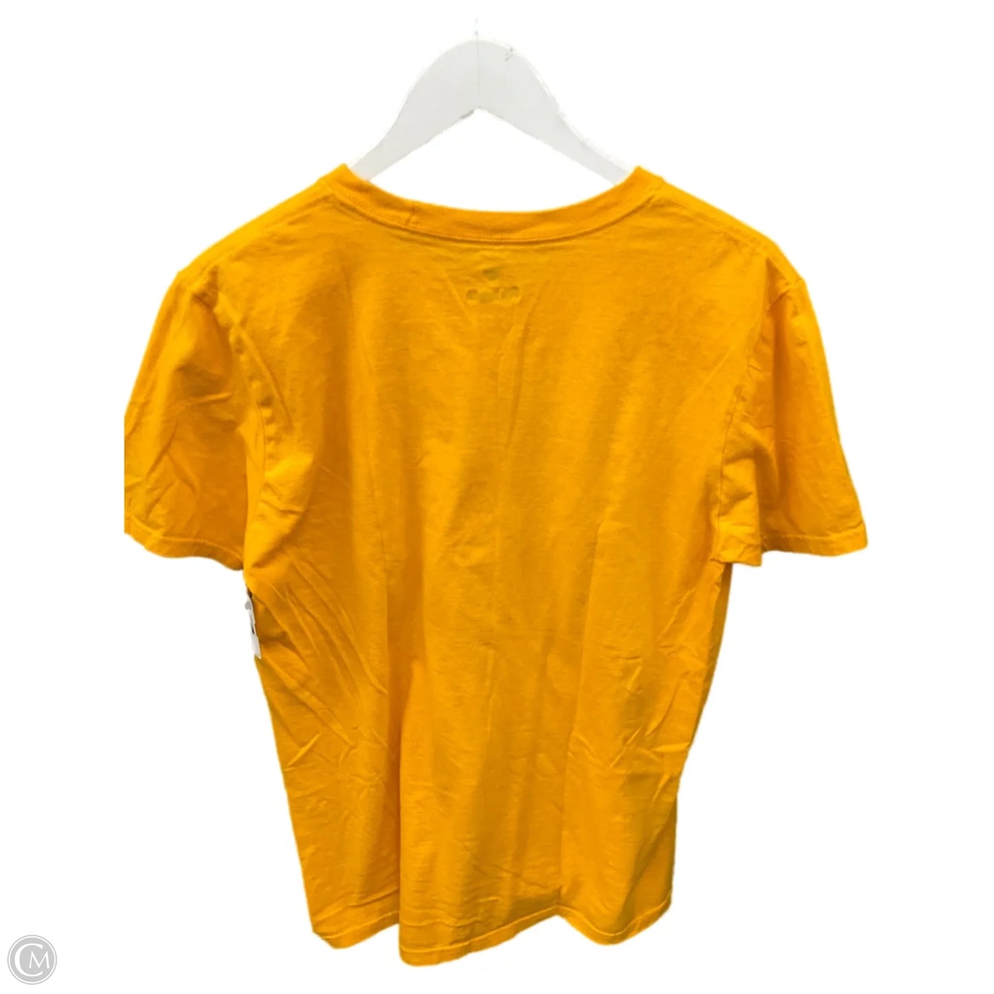 Top Short Sleeve Basic By Fanatics In Yellow, Size: M