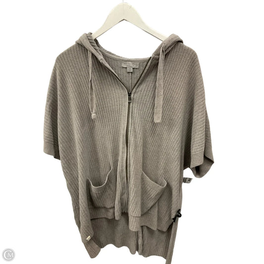 Sweater Short Sleeve By Barefoot Dreams In Grey, Size: S