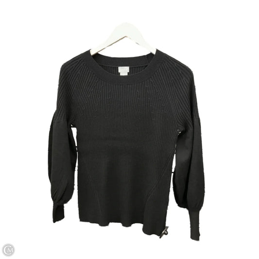 Sweater By Chicos In Black, Size: S