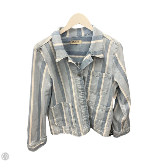 Jacket Denim By Madewell In Blue Denim, Size: L