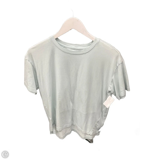 Athletic Top Short Sleeve By Flx In Blue, Size: Xs