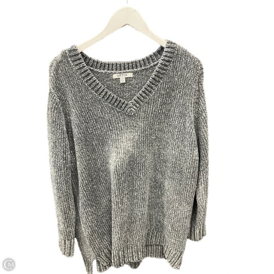 Sweater By Orvis In Grey, Size: Xl