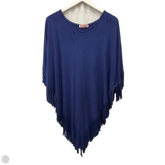 Shawl By Clothes Mentor In Blue, Size: Osfm