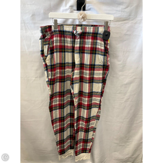 Pants Lounge By Old Navy In Cream & Red, Size: S