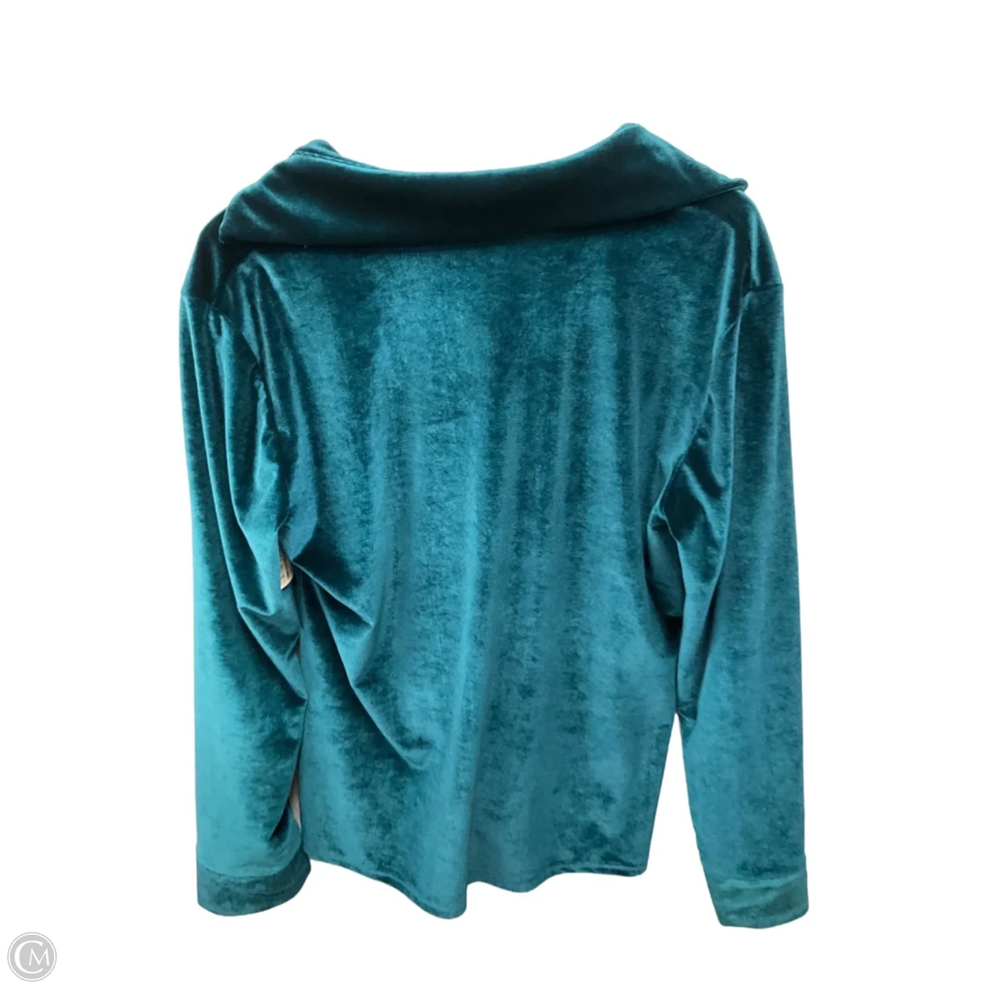 Top Long Sleeve By Clothes Mentor In Green, Size: Xl
