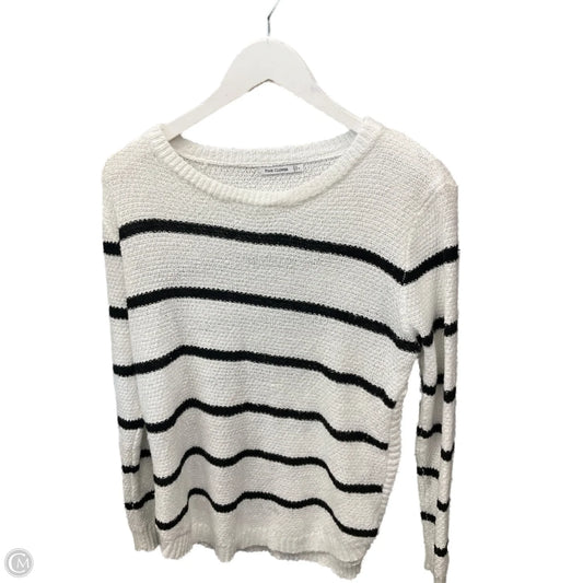 Sweater By Pink Clover In Black & White, Size: L