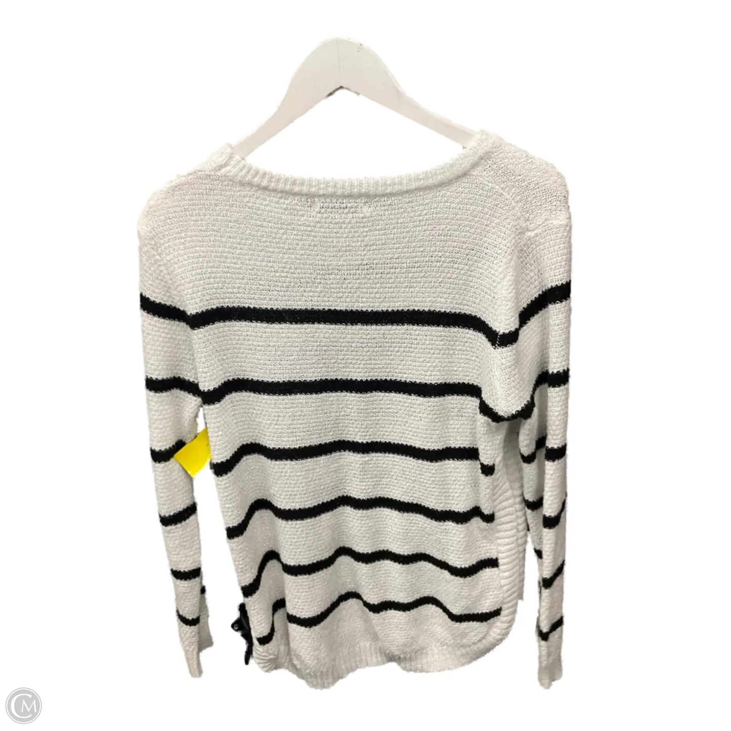 Sweater By Pink Clover In Black & White, Size: L