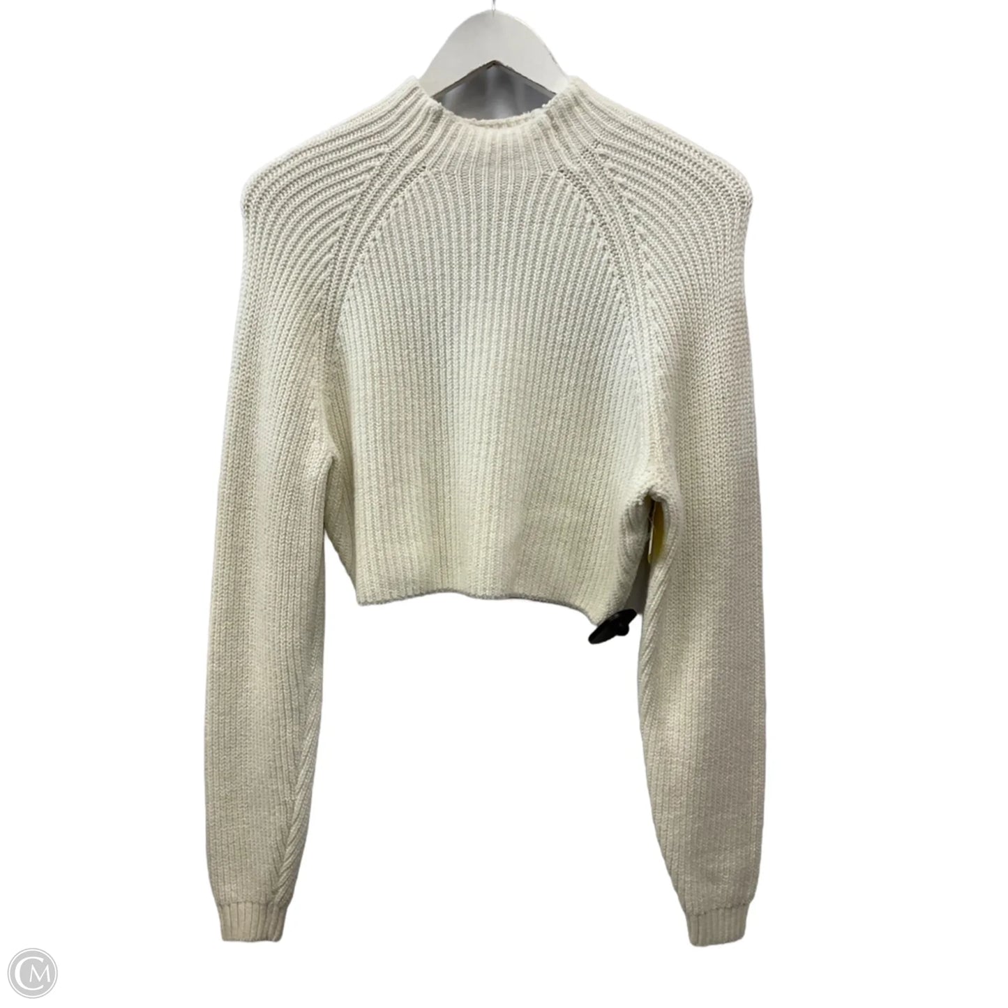 Sweater By Hollister In White, Size: Xs