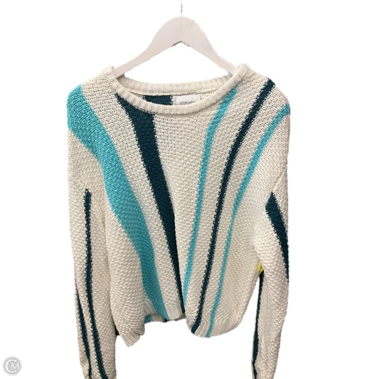 Sweater By Clothes Mentor In Green & White, Size: Xxl