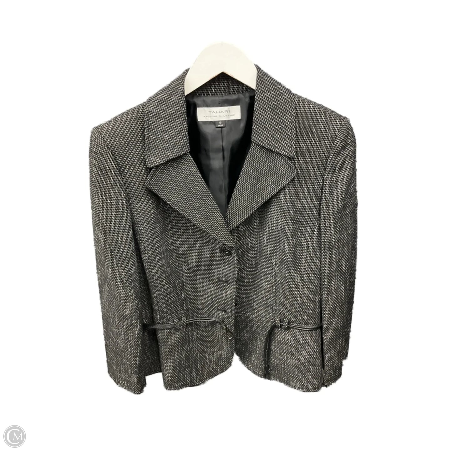 Blazer By Tahari In Black, Size: 10