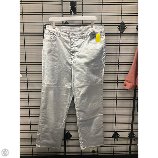 Pants Other By Loft In Silver, Size: 14