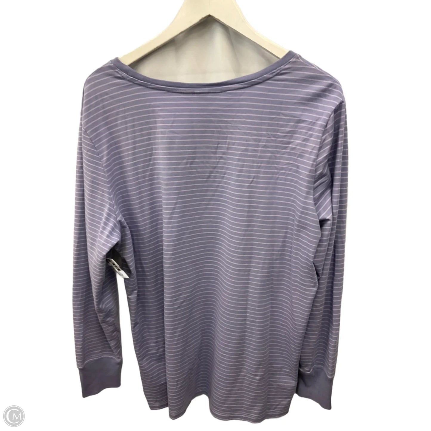 Top Long Sleeve By Christopher And Banks In Purple, Size: Xl