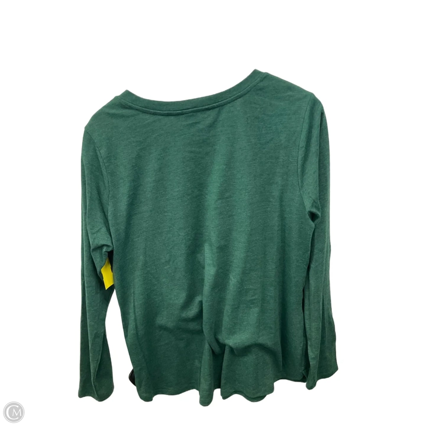 Top Long Sleeve By Christopher And Banks In Green, Size: Xl