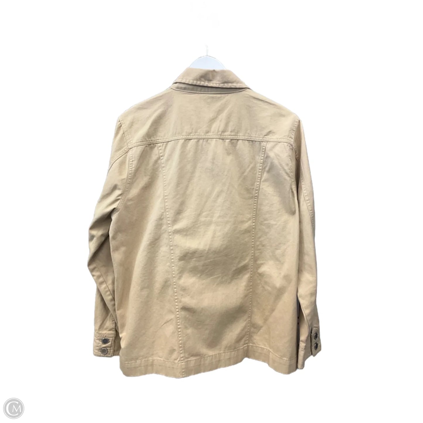Jacket Other By Clothes Mentor In Tan, Size: L