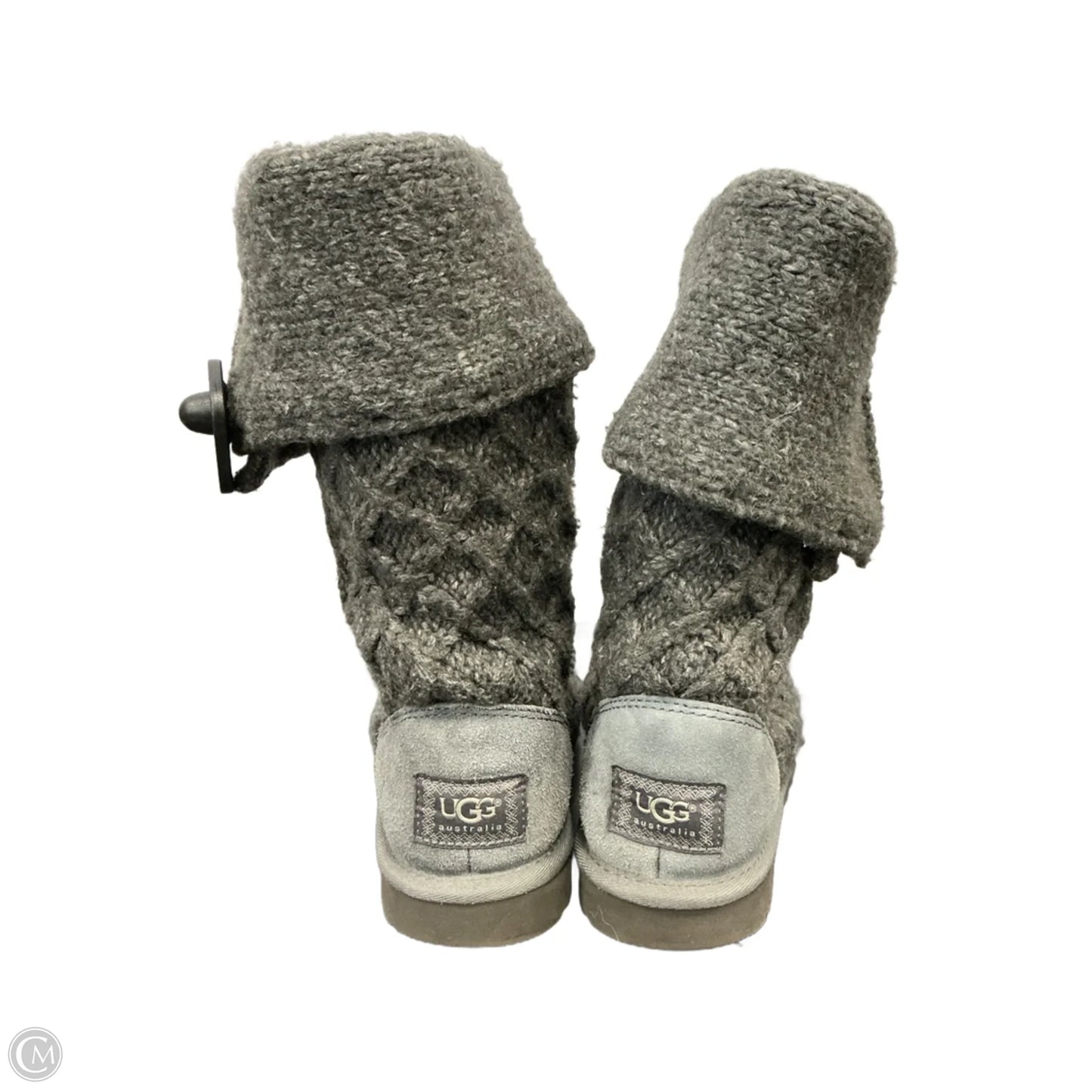 Boots Designer By Ugg In Grey, Size: 7