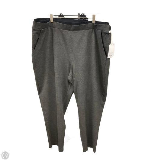 Pants Leggings By Stylus In Grey, Size: 2x