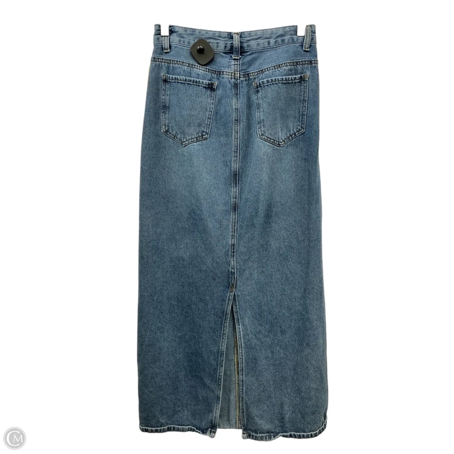 Skirt Maxi By Shein In Blue Denim, Size: 4