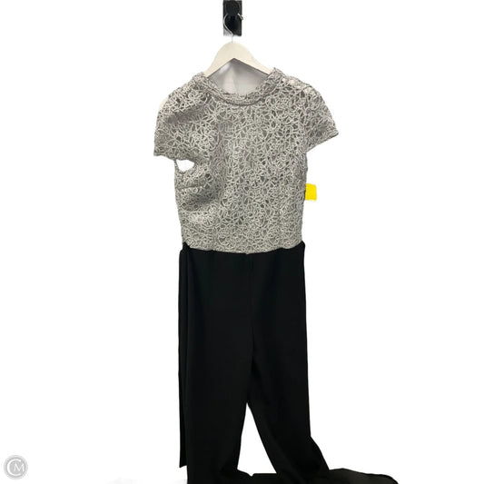 Jumpsuit By Premier Amour In Black & Silver, Size: M