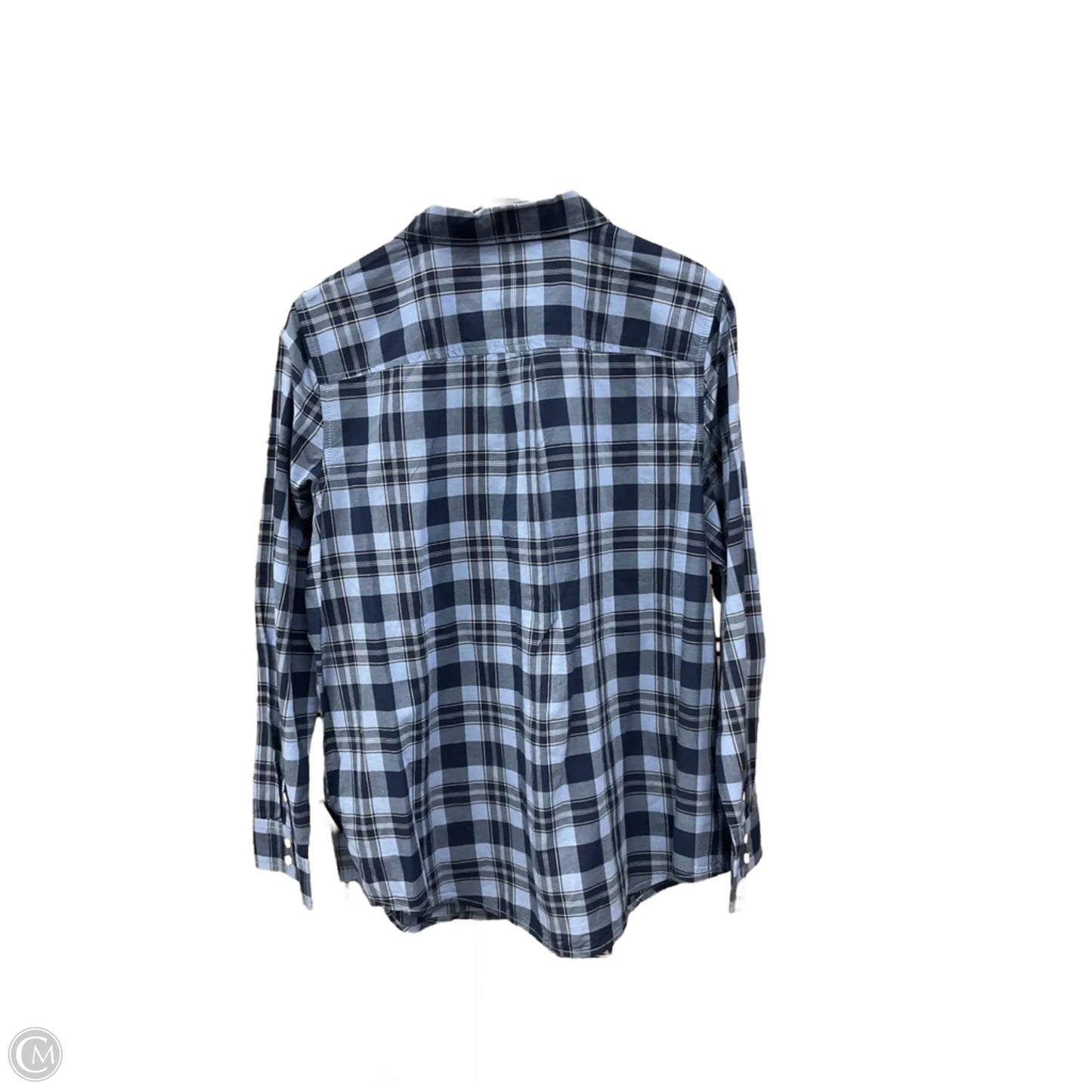 Top Long Sleeve By St Johns Bay In Blue, Size: Xl