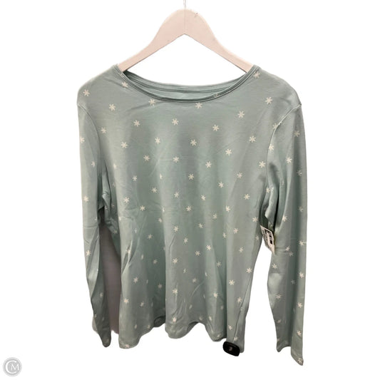 Top Long Sleeve By Christopher And Banks In Green, Size: Xl