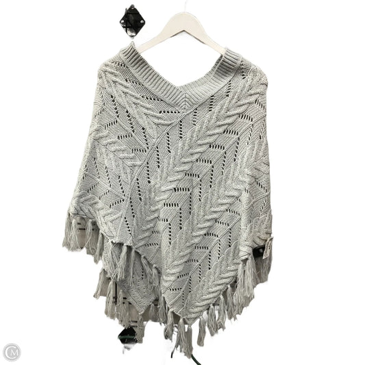 Shawl By Apt 9 In Grey, Size: L