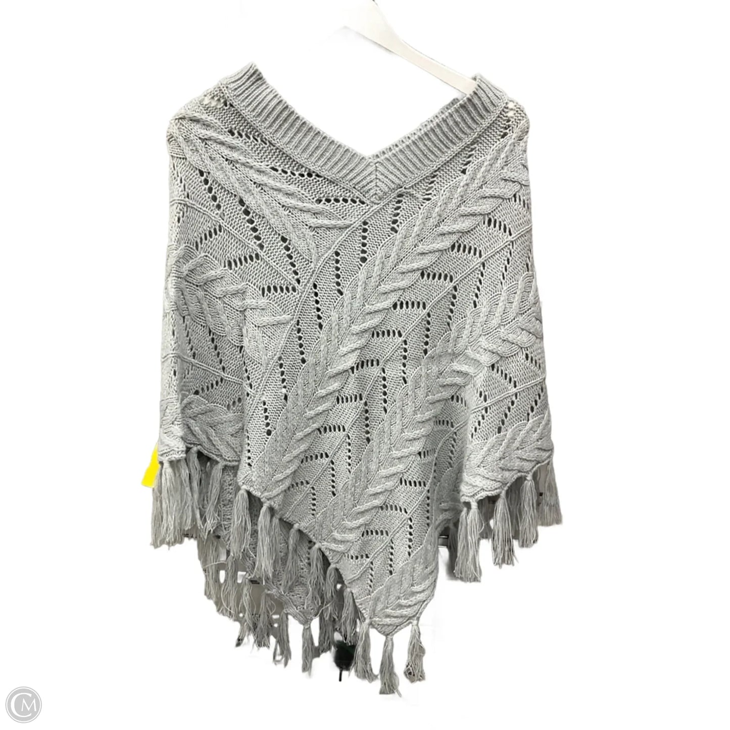 Shawl By Apt 9 In Grey, Size: L