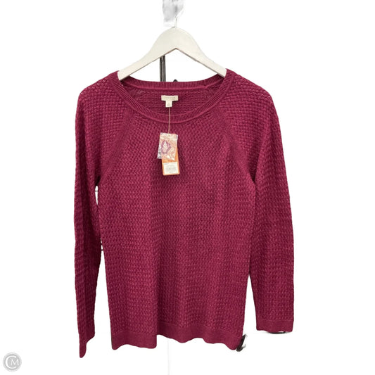 Sweater By Sonoma In Maroon, Size: S