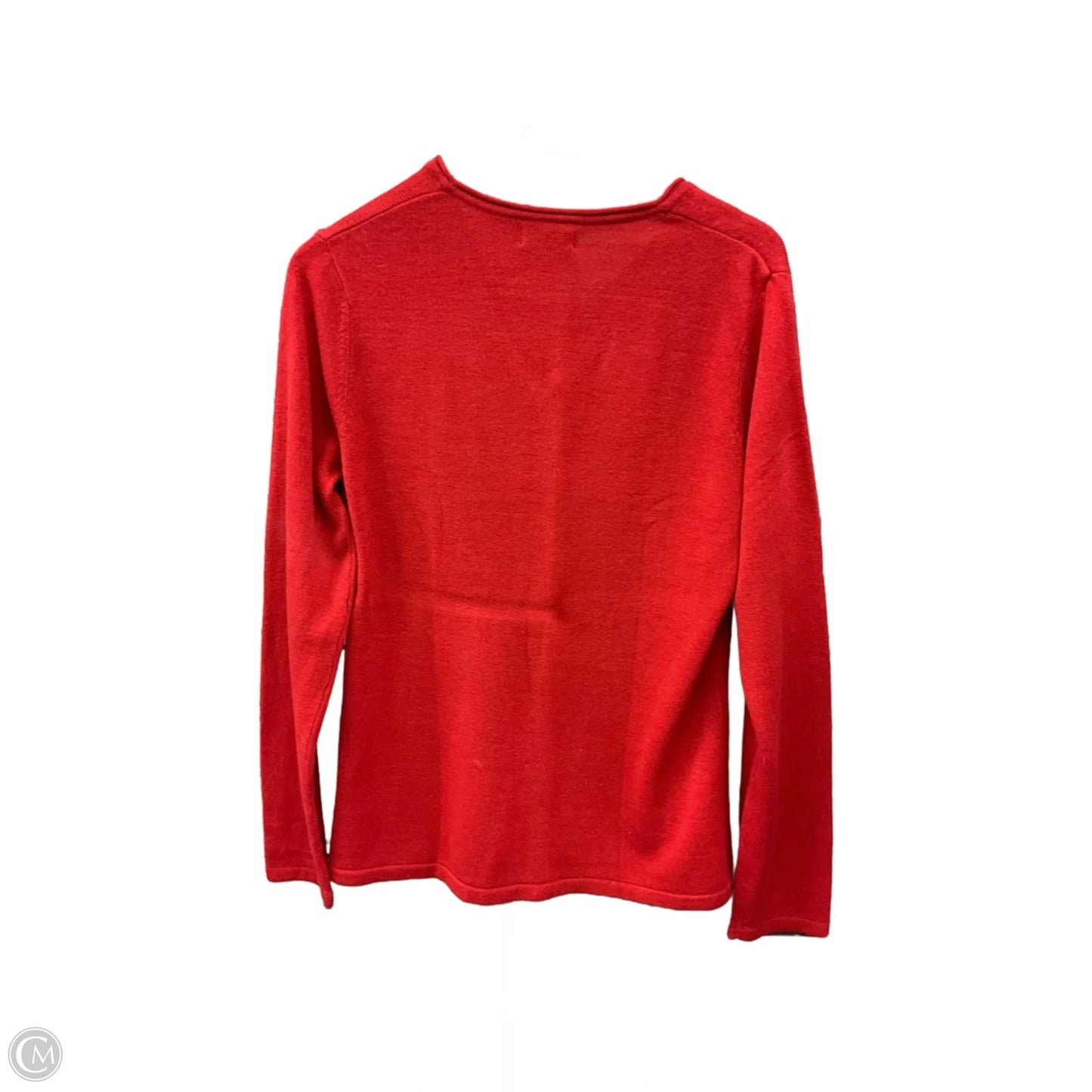 Sweater By Croft And Barrow In Red, Size: L