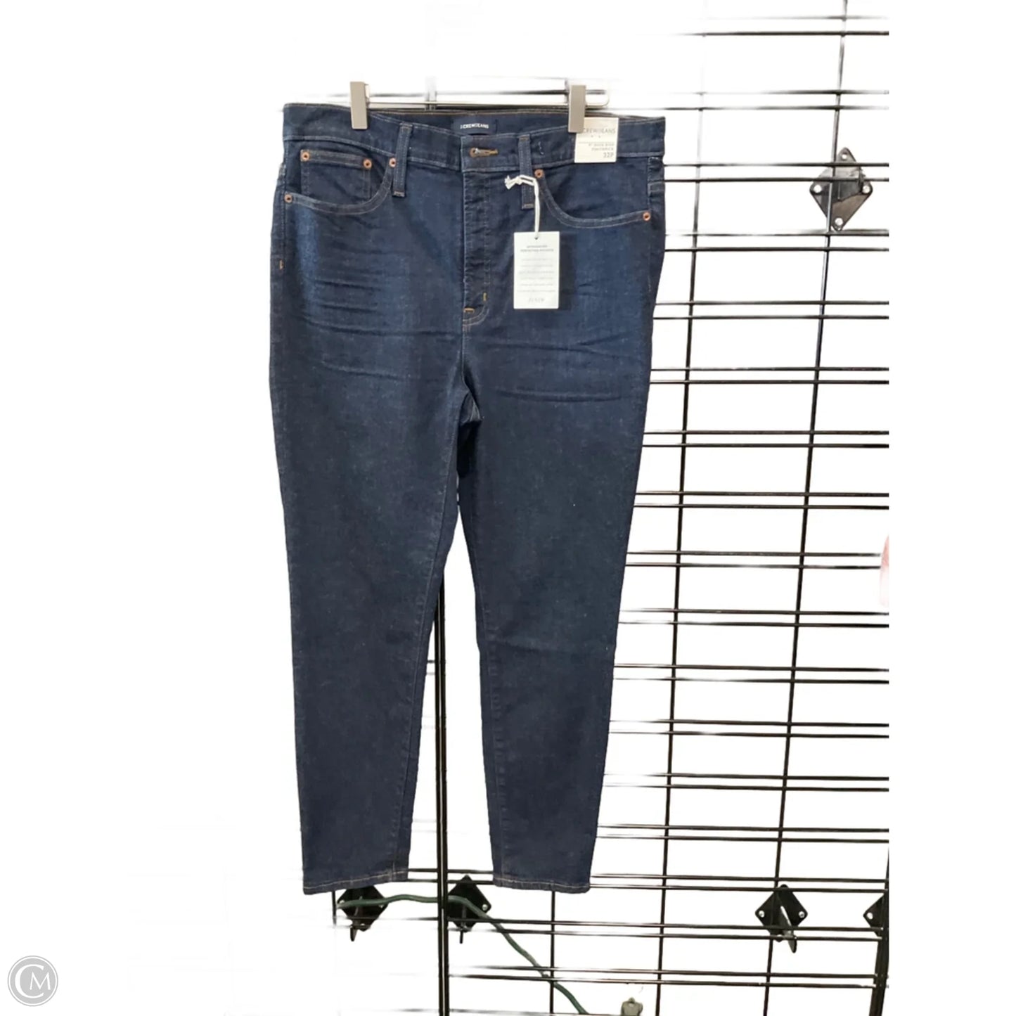 Jeans Straight By J. Crew In Blue Denim, Size: 14p