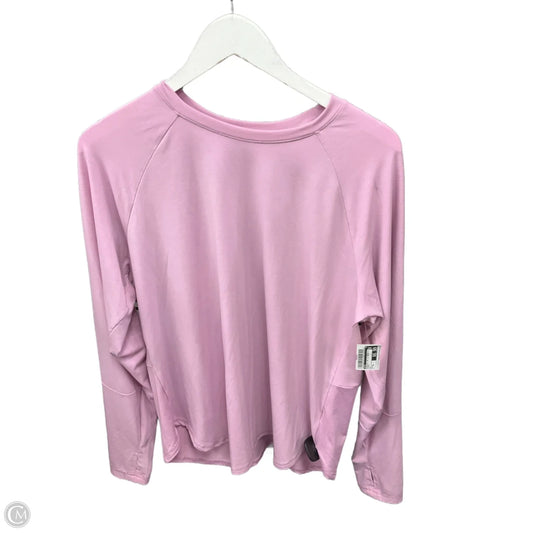 Athletic Top Long Sleeve Crewneck By Avia In Purple, Size: Xl