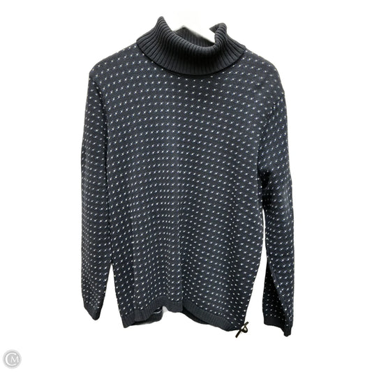Sweater By Karen Scott In Blue, Size: Xl