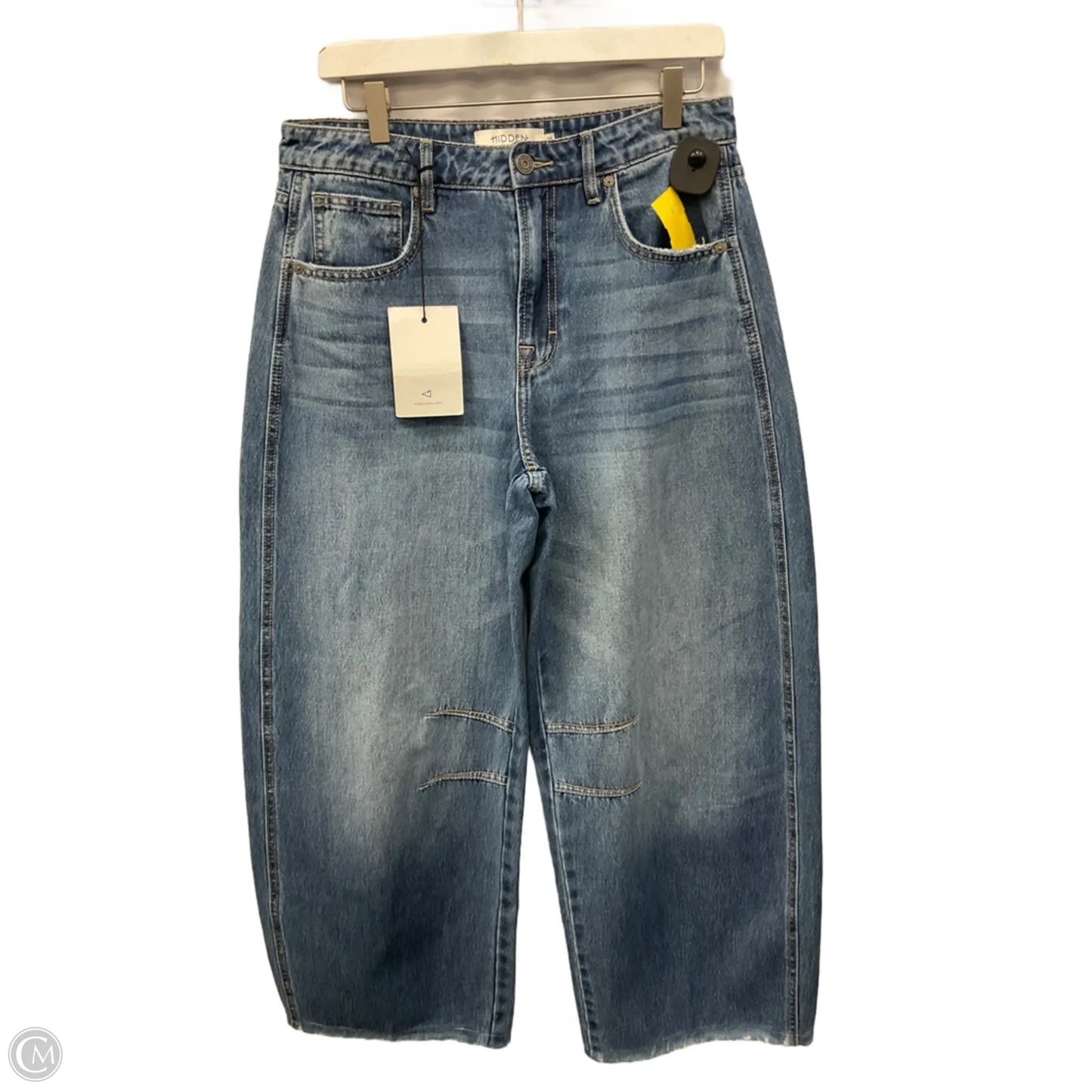 Jeans Wide Leg By Hidden In Blue Denim, Size: 4