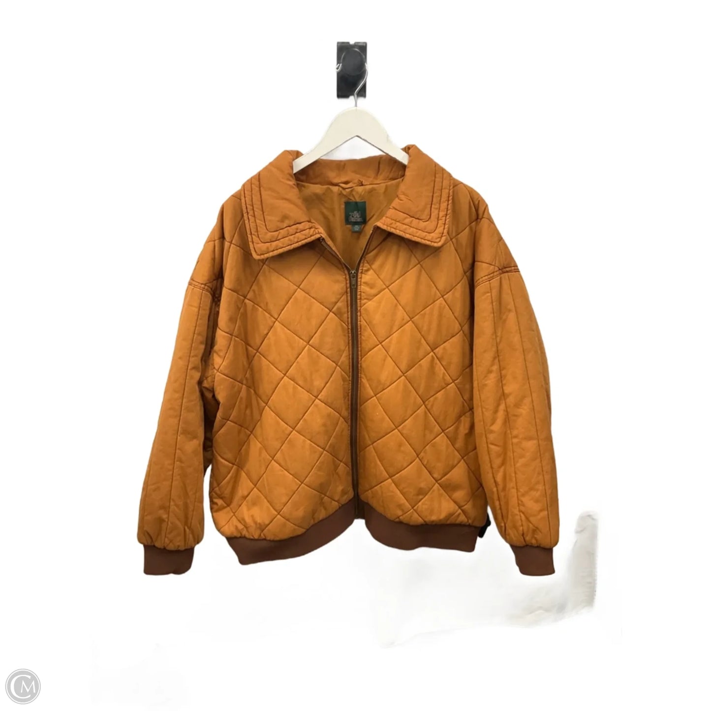 Jacket Puffer & Quilted By Wild Fable In Orange, Size: Xxl