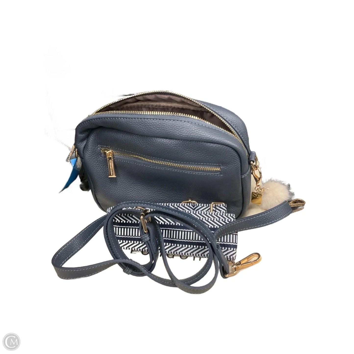 Crossbody Leather By Clothes Mentor, Size: Medium