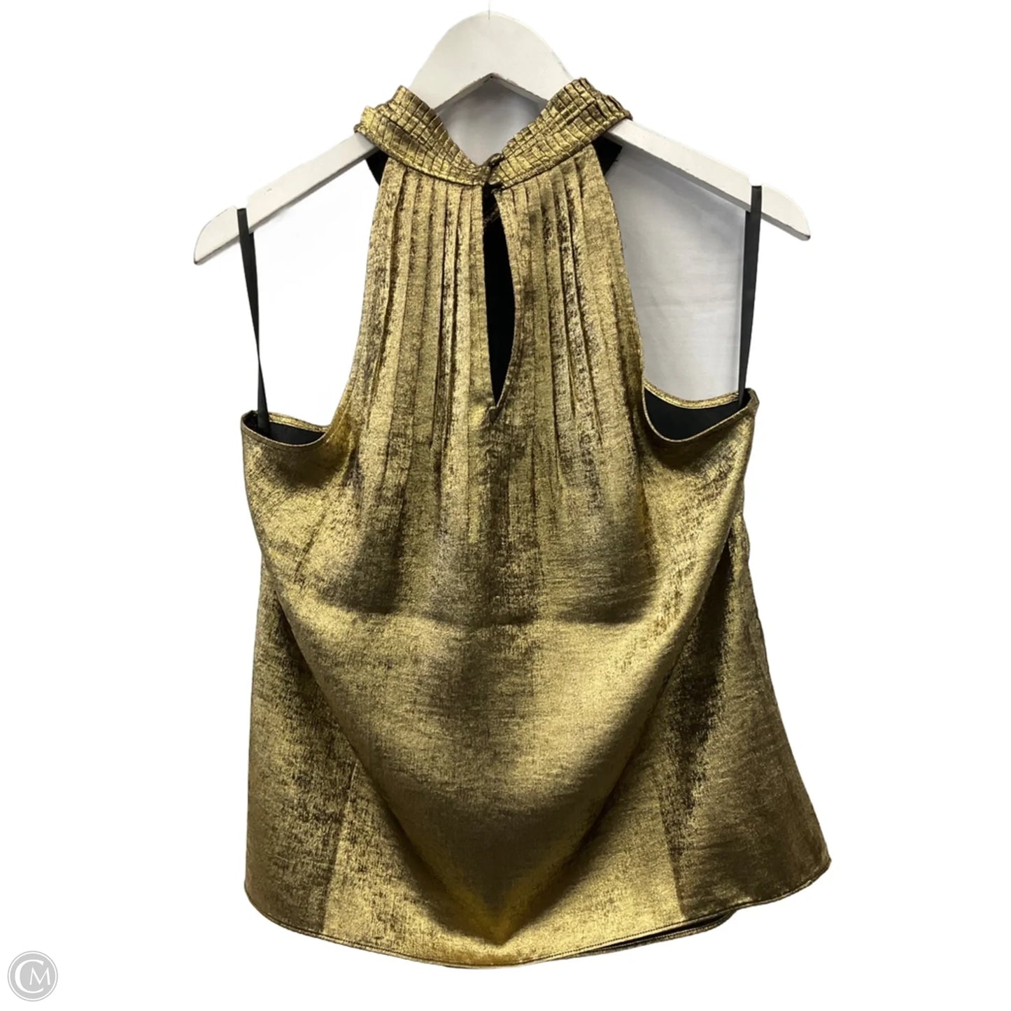 Top Sleeveless By White House Black Market In Gold, Size: M