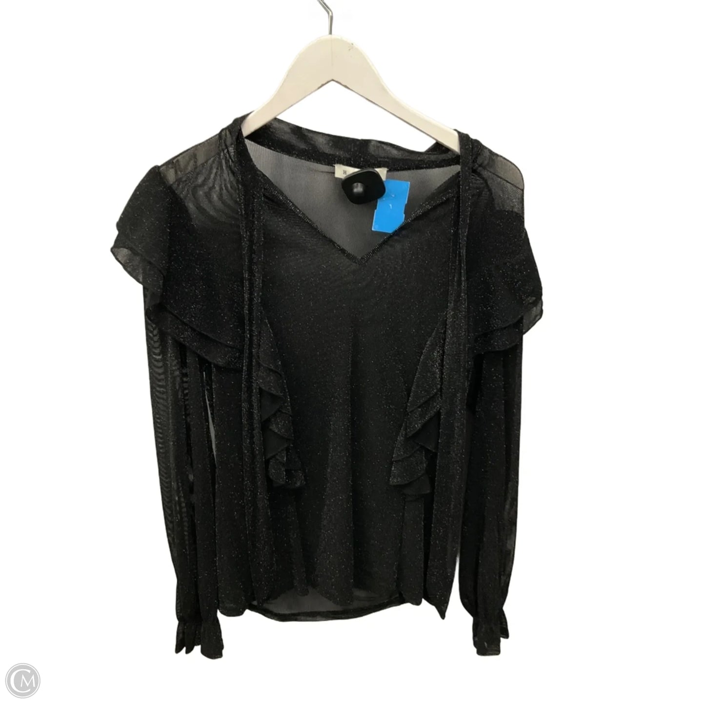 Top Long Sleeve By Hyfve In Black, Size: L