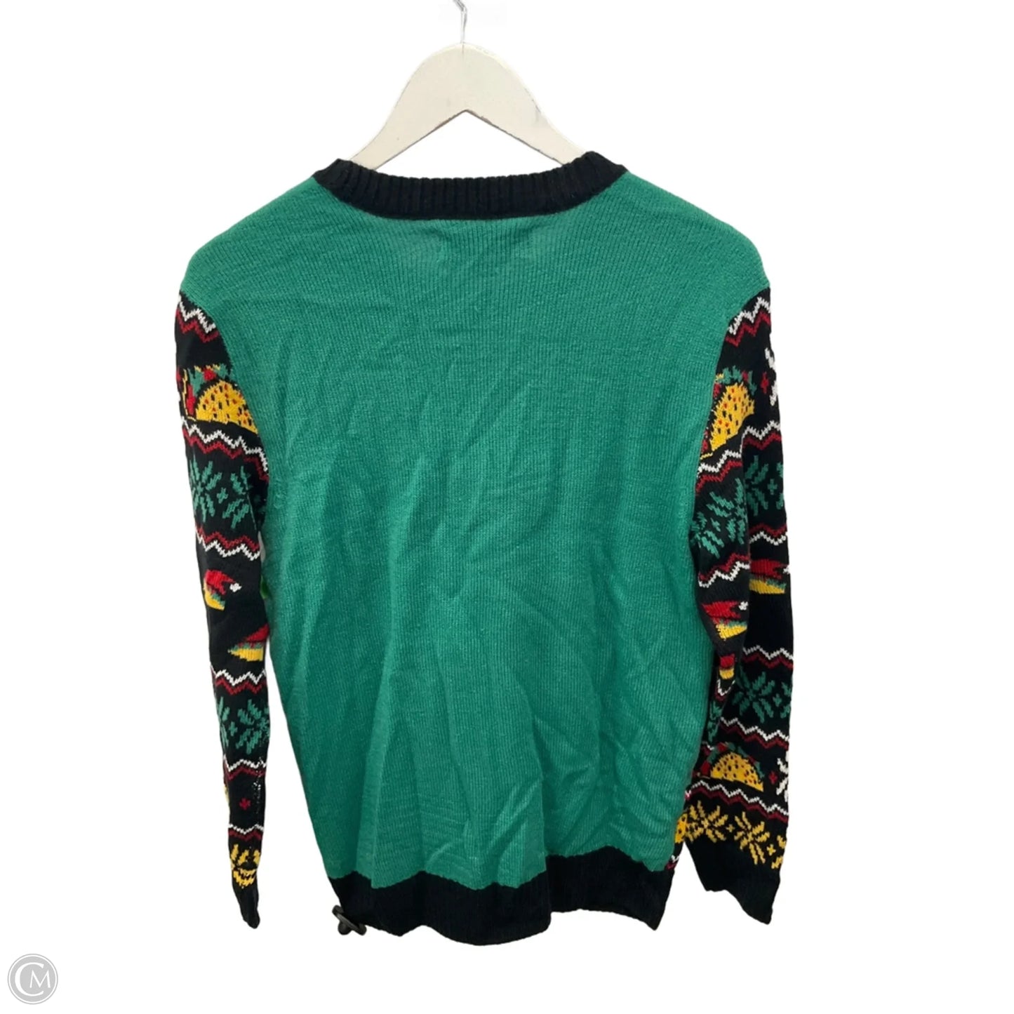 Top Long Sleeve By Clothes Mentor In Green & Red, Size: M