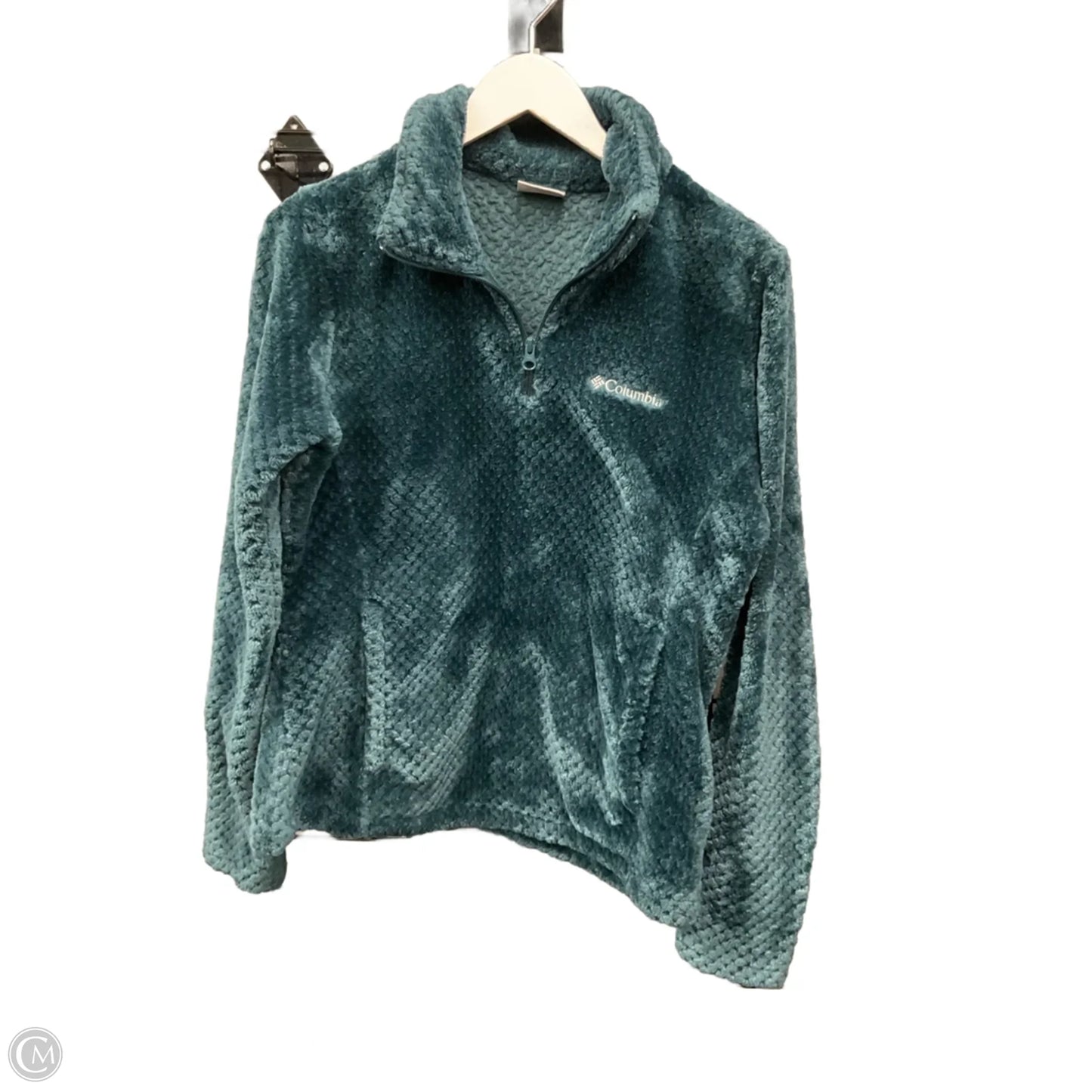 Jacket Fleece By Columbia In Green, Size: M