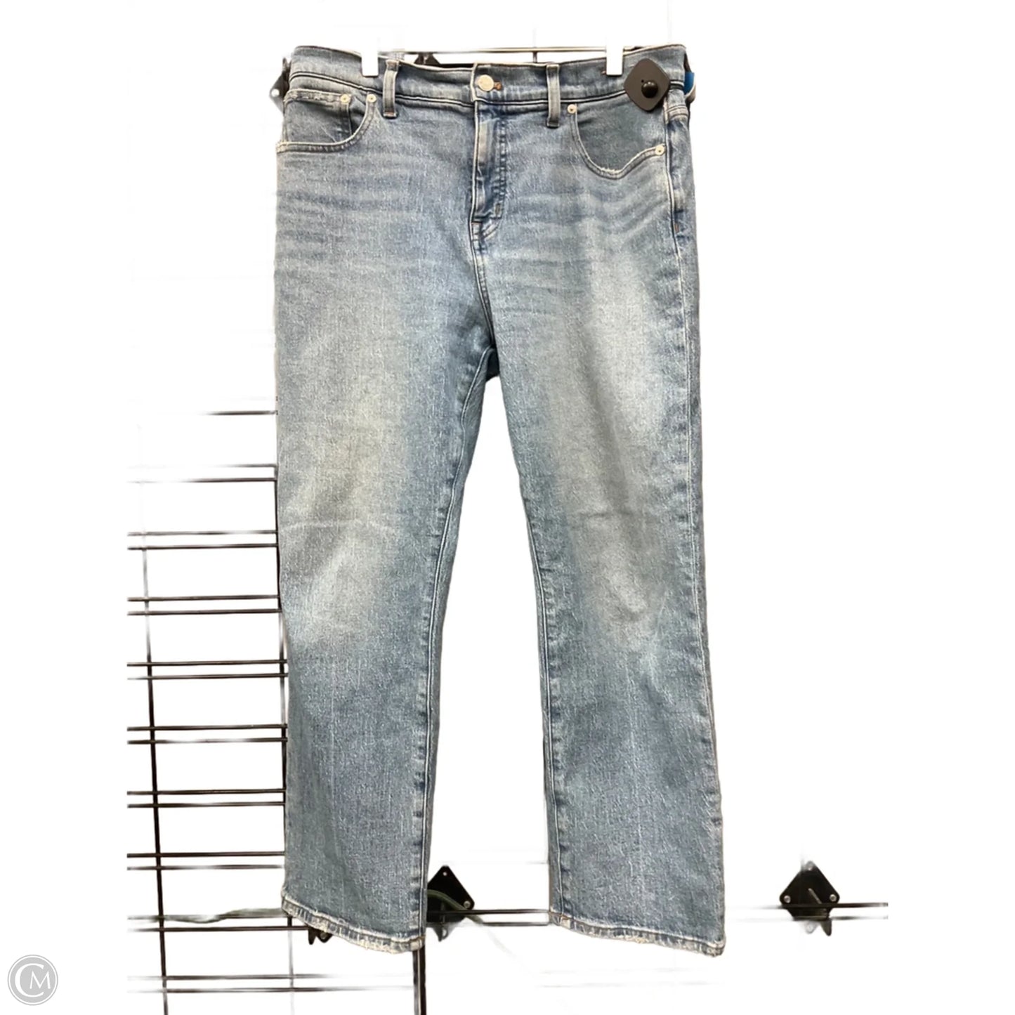 Jeans Straight By Madewell In Blue Denim, Size: 12p