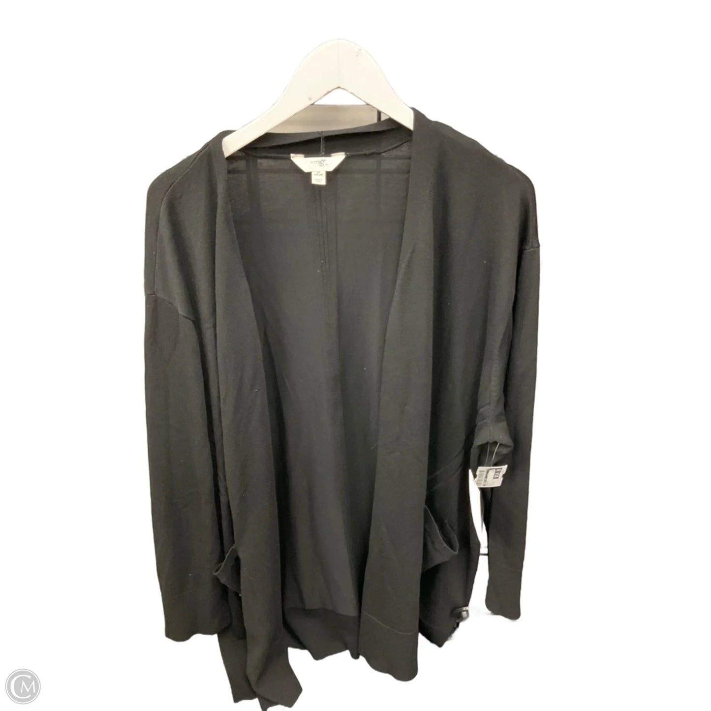 Cardigan By Terra & Sky In Black, Size: 2x