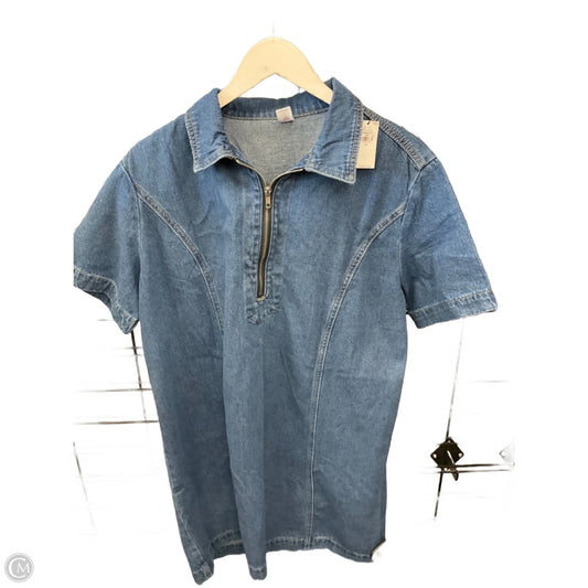 Dress Casual Short By Old Navy In Blue Denim, Size: Xl